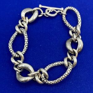 Michael Dawkins Sterling Silver Curb Link Bracelet